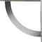 Ekena Millwork Bulwark Steel Bracket, Stainless Steel 2"W x 18"D x 18"H BKTM02X18X18BUSS - alternate 7
